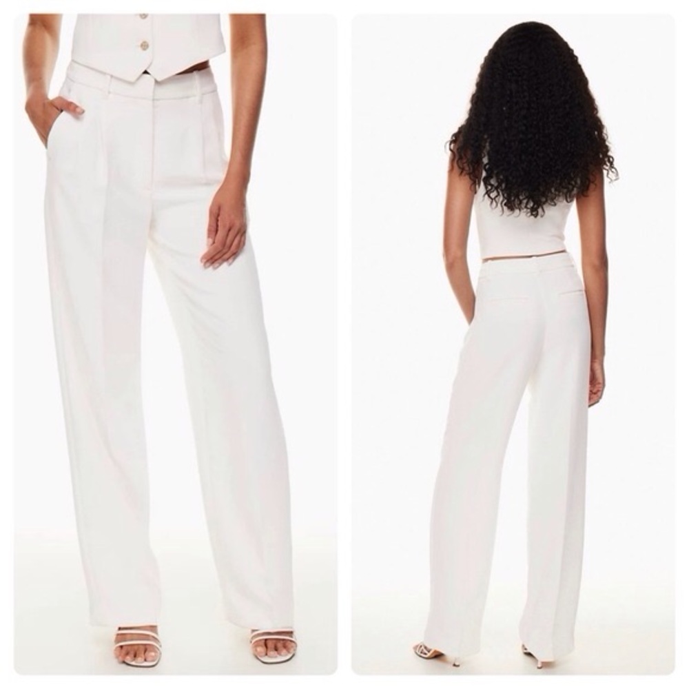 EUC Aritzia Wilfred the Effortless pants Size 0 light birch 31” inseams